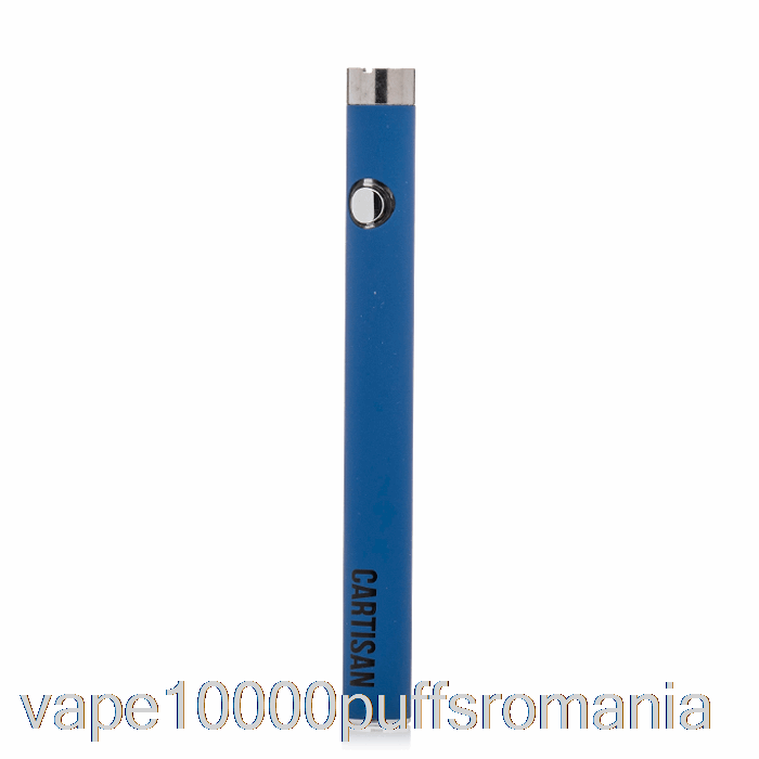 Vape Romania Cartisan Slim Button 280 510 Baterie Albastru